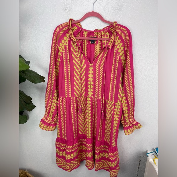 Anthropologie | Maeve | Dominique Ruffled Tunic Dress - Picture 3 of 9